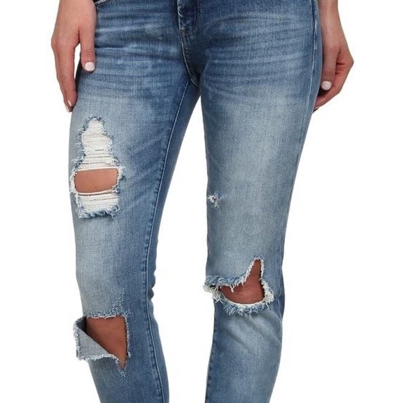 Blank NYC destructed jeans STYLE 60M-7001 Size 26 - Picture 2 of 5